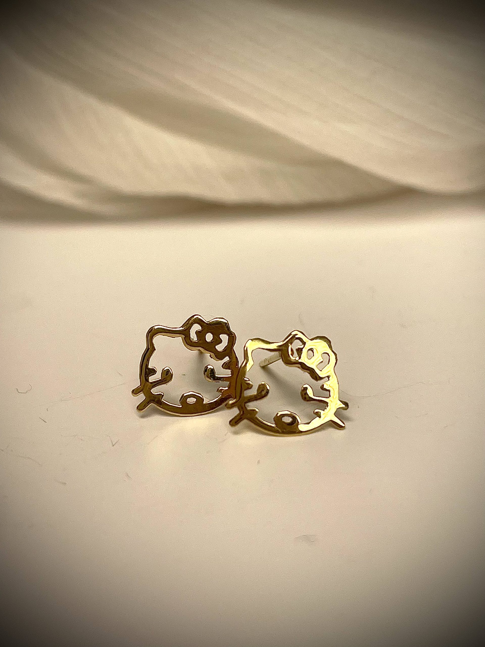 گوشواره میخی طلا - Image 8